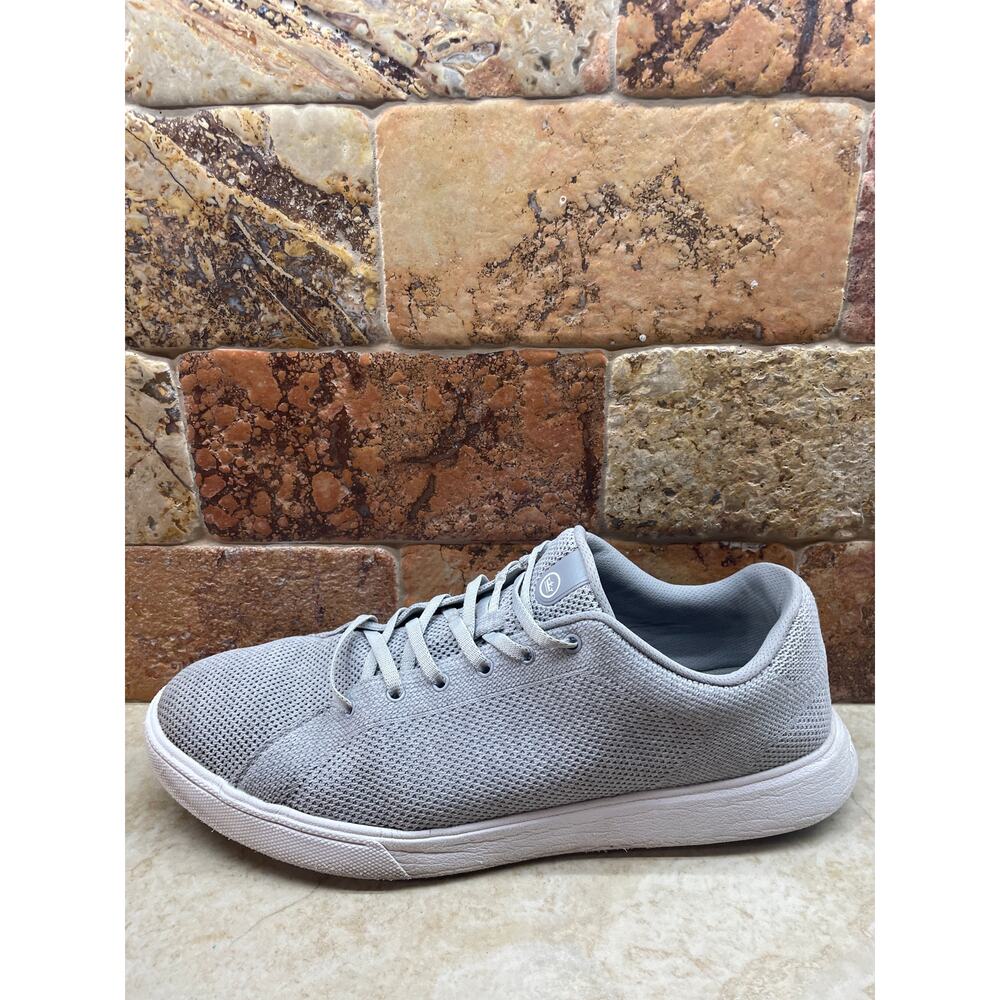 Peter Millar Sneaker Size 12 Gray Knit Lace Up Comfort Shoes Mens Lightweight - Picture 9 of 13